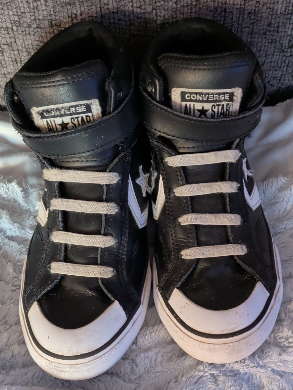 Converse Kids Black and White High-Top Sneakers